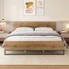 KIGFTSOD Elegant bed frame,Natural - 2 of 4