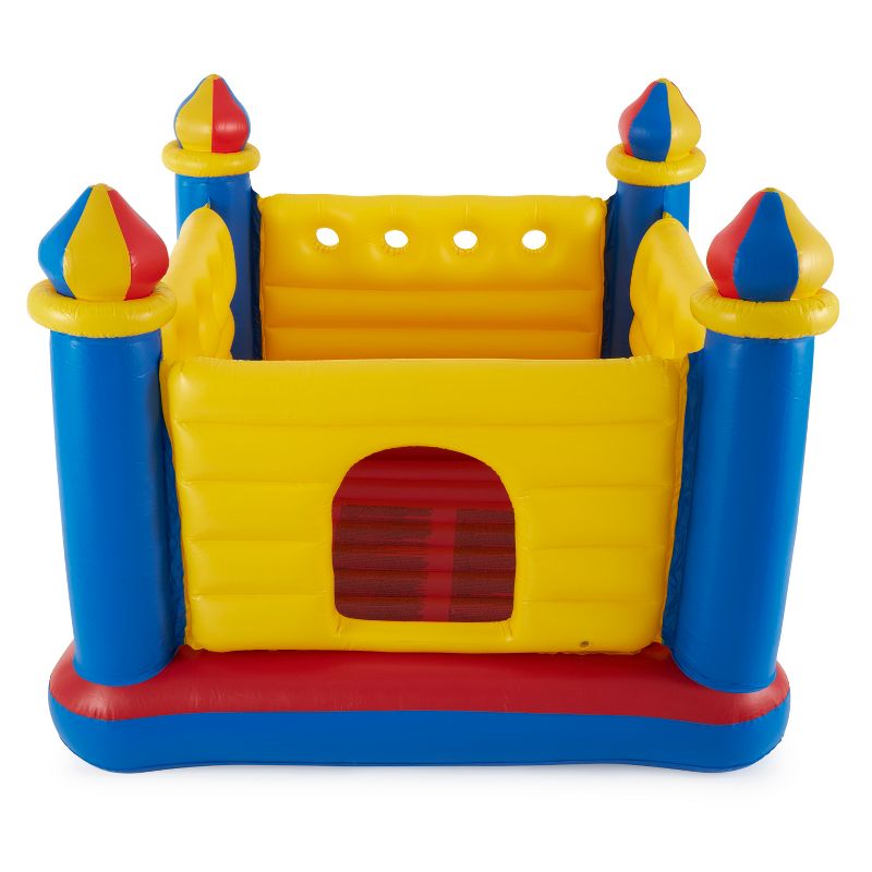 Intex 48259EP Inflatable Colorful Jump-O-Lene Castle Bouncer Indoor Outdoor Kids Jump Bounce House for 2 Kids, Ages 3 to 6 Years, 4 of 7