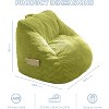 MAXYOYO Kids Bean Bag Chair, Bean Bag Couch with Handle, Comfy Toddler Chair for Boys and Girls - 2 of 4