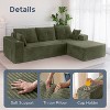 MAXYOYO 104" Modular Sectional Sofa Couch, with L-Shape Chaise, Modern Boneless Couch for Living Room, No Assembly Required - 4 of 4