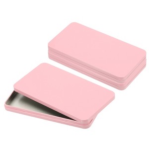 Unique Bargains Tinplate Money Ticket Credit Card Check Organizing Decorative Banks 6.7" x 3.5" 3 Pcs - 1 of 4