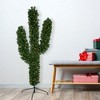 Northlight 6 FT Pre-Lit Artificial Pine Cactus Christmas Tree, Warm Clear LED Lights - 2 of 4