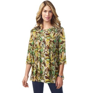 Jessica London Stretch Knit Swing Tunic - 1 of 4