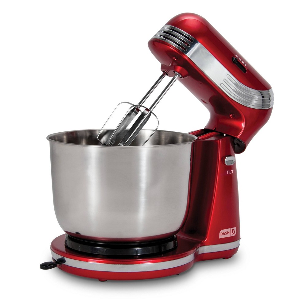 UPC 852079003426 product image for Dash Everyday 3qt Stand Mixer - Red | upcitemdb.com