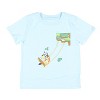 Seven Times Six Disney Bluey Shirt Toddler Boys' Bluey and Bingo Tree Swing T-Shirt Short Set Blue - 2 of 4