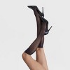 LECHERY Women's Lustrous Silky Shiny Sheer Dress Nylons Knee-Highs Stockings Socks (2 Pairs) - 2 of 4