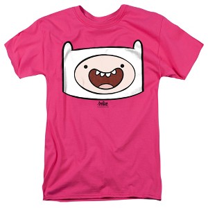 Adventure Time Finn Head Adult T-Shirt - 1 of 4