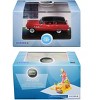 1954 Buick Century Estate Wagon Matador Red and Carlsbad Black with Red Interior 1/87 (HO) Diecast Model Car by Oxford Diecast - 3 of 3