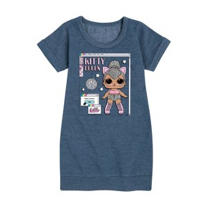 - LOL Surprise! - Computer Design Graphic Short Sleeve Fleece Dress - 1 of 4