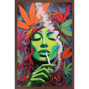 Trends International Ray Heere - Marijuana Popart 2 Framed Wall Poster Prints - 1 of 4