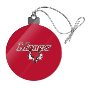 Marist College Red Fox Logo Acrylic Christmas Tree Holiday Ornament - 1 of 4