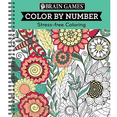 Colouring Book with Green Spiral Bind