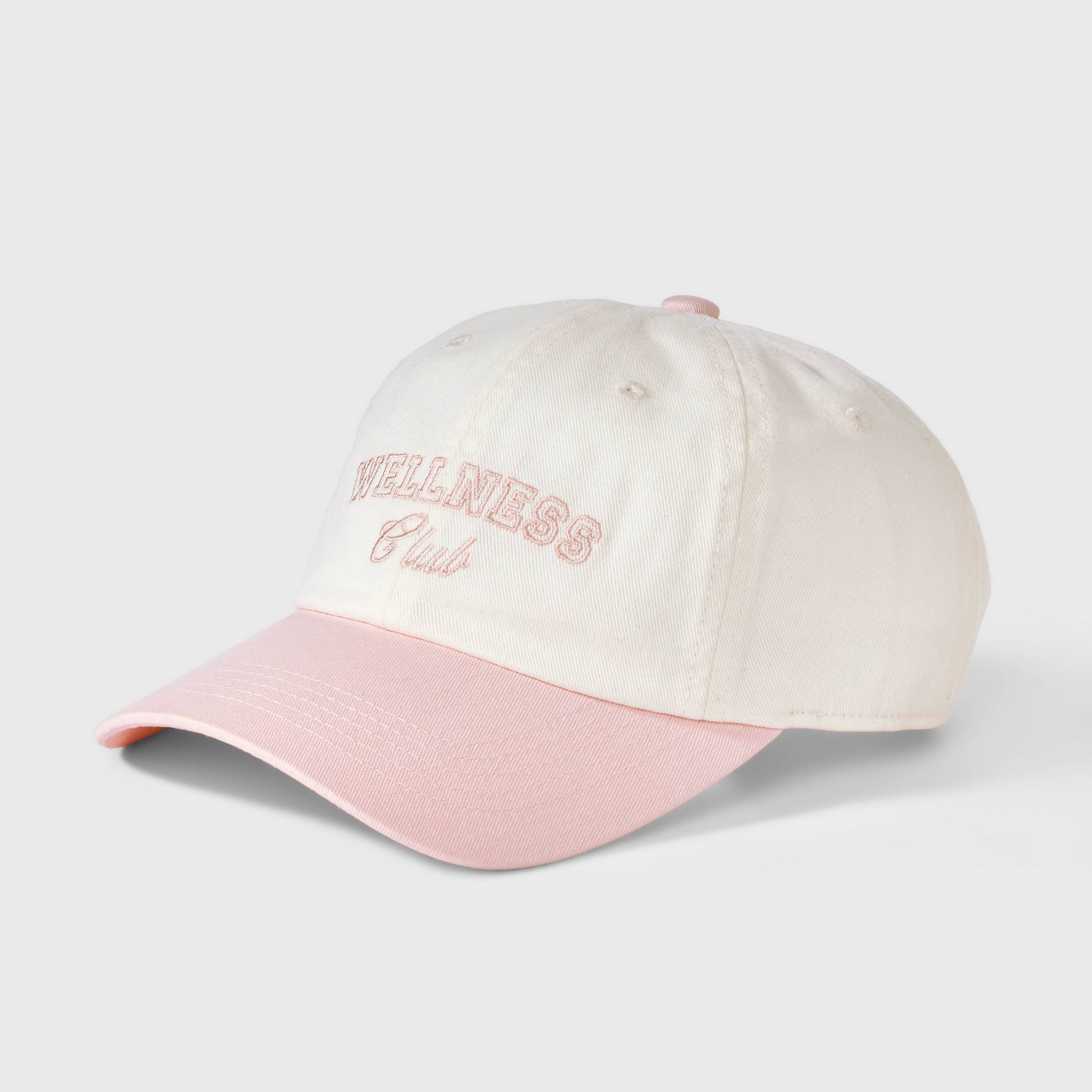 Wellness Club Two-Tone Baseball Hat - Universal Thread™ Cream