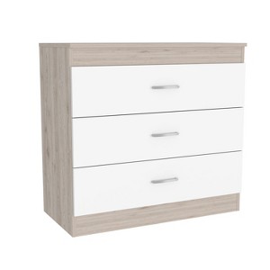 NicBex 3 Drawer Dresser for Bedroom,Modern Style Drawers with Metal Pulls,Dressers for Kids Room,Living Room,Entry and Hallway - 1 of 4
