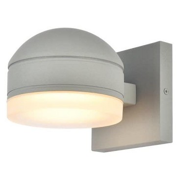 Elegant Lighting Raine Integrated LED wall sconce in silver