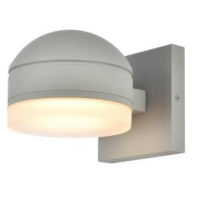 Elegant Lighting Raine Integrated LED wall sconce in silver - 1 of 4