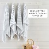 Cabana Stripe 100% Cotton Pool and Beach Towels - Pack of 2 or 4 - Oversized, Absorbent, Quick-Dry Towels - Becky Cameron - 2 of 4
