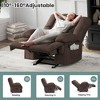 Recliner Sofa for Living Room Chair for Adults, Chocolate - 3 of 4