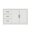 Famapy Wood - Grain Buffet Chest Kitchen Cabinet with Anti - Tipping Device - 3 Drawers+2 Doors for Kitchens or Living Room Storage - 4 of 4
