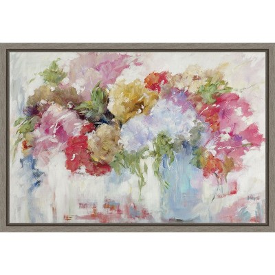 Amanti Art Hope Springs Floral by Mary Parker Buckley Canvas Wall Art Print Framed 23 x 16-in.