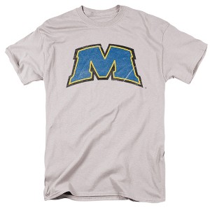 Morehead State University Official Distressed Primary Adult T Shirt, Silver, Small - 1 of 4