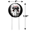 Friday The 13th Jason Mask Acrylic Cake Topper - 2 of 4