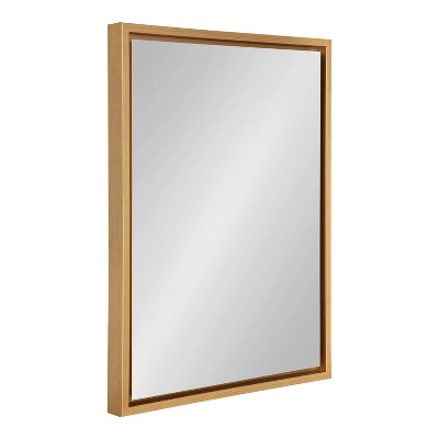 18" x 24" Evans Rectangle Wall Mirror Gold - Kate & Laurel All Things Decor