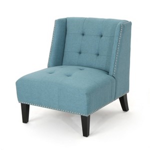 Takara Slipper Chair Blue - Christopher Knight Home