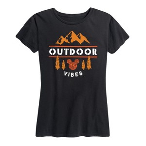 Women's - Disney - Outdoor Vibes Short Sleeve Graphic T-Shirt - 1 of 4