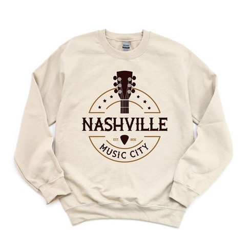 Simply Sage Market Women s Graphic Sweatshirt Nashville Music City