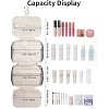 Travel Toiletry Bag for Women Large Hanging Makeup Bag Organizer Toiletries Bag for Full Size Essentials Accessories Cosmetics (Black (Large)) - 3 of 3