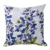 Blue Bonnets 18 Inch Nature-Inspired Decorative Climaweave Pillow by Manual Woodworkers and Weavers - 2 of 3