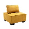 One Seater Couch Single Seater Couch Sofa Armless Accent Chair With Removable Pillow Square Modular Sectional Couch-Maison Boucle - 3 of 4