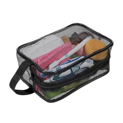 Gym Shower Bag Toiletry Bathroom Caddy Portable Wash Bag Mesh Shower