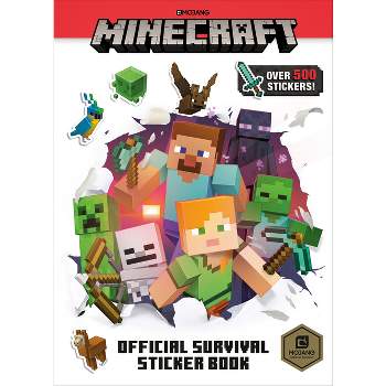 Minecraft Official Survival Sticker Book (Minecraft) - by  Craig Jelley & Stephanie Milton (Paperback)