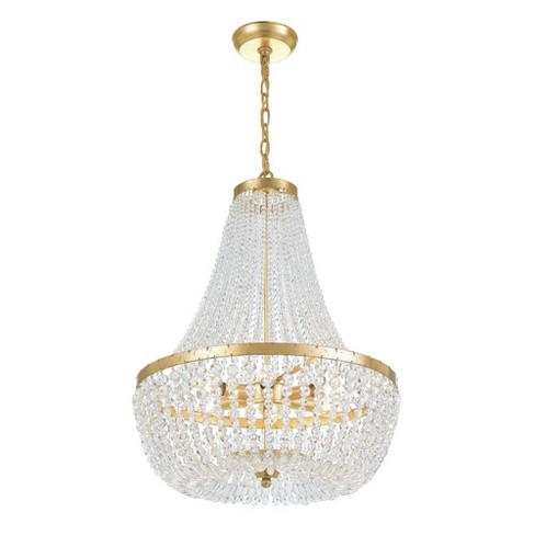 Crystorama Lighting Rylee 6 - Light Chandelier in  Antique Gold - image 1 of 4