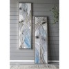 Gulches 20" x 71"Set of 2 Elongated Modern Abstract Oil Paintings. - 2 of 4
