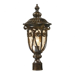 Elk Home Logansport 1 - Light Post Light in  Hazelnut Bronze - 1 of 2