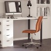 Merrick Lane Mid-Back Armless Home Office Chair with Height Adjustable Swivel Seat and Five Star Chrome Base - 2 of 4