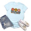 Simply Sage Market S.W.Smiley Checkered Good Vibes Smiley Face Short Sleeve Tee - 3 of 4