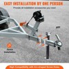 VEVOR Trailer Jack, Trailer Tongue Jack Fix Mount Bolt-on 2500 lb Weight Capacity, Trailer Jack Stand with Handle - 3 of 4