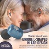 MEDca Rechargeable Hearing Amplifier Pair w/ Noise Cancelling, Digital Sound Device for Seniors & Adults, ITC Nano Personal Amplifier - 3 of 4