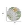 Artichoke Green And Olive Green Abstract Washable Indoor Outdoor Area Rug - 3 of 4
