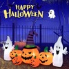 Costway 9FT Long Halloween Inflatable Pumpkins Self Inflating Halloween Pumpkin - 2 of 4