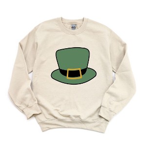 Simply Sage Market Women's Graphic Sweatshirt Leprechaun Hat - 1 of 4