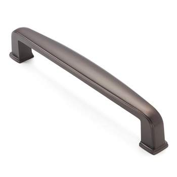 Cauldham Solid Kitchen Cabinet Handles (5" Hole Centers) - Drawer/Door Hardware - Style T765 - Oil Rubbed Bronze