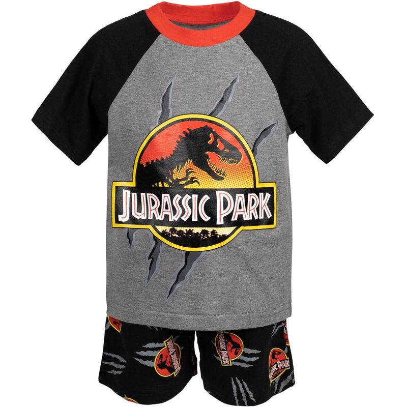 Jurassic World T-Shirt and French Terry Shorts Outfit Set Toddler to Big Kid, 5 of 9