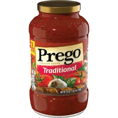 Prego Pasta Sauce Traditional Italian Tomato Sauce 24oz