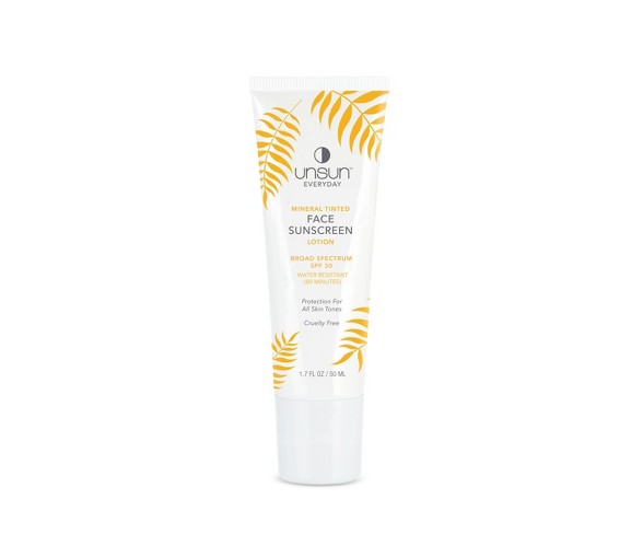 Unsun Cosmetics Mineral Tinted Face Sunscreen Lotion - SPF 30 - 1.7 fl oz