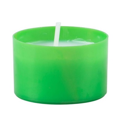 96-Pack Multicolor Palm Wax Scented Tealight Candles
